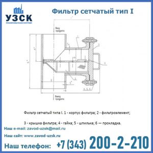 Фильтр сетчатый ФС по Т-ММ-11-2003 в Орске