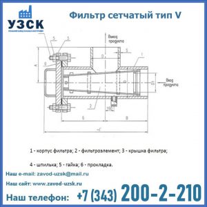 Фильтр сетчатый ФС по Т-ММ-11-2003 в Орске