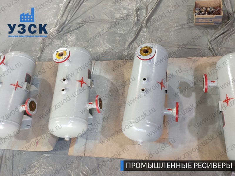 фотография емкостных ресиверов газа Орск