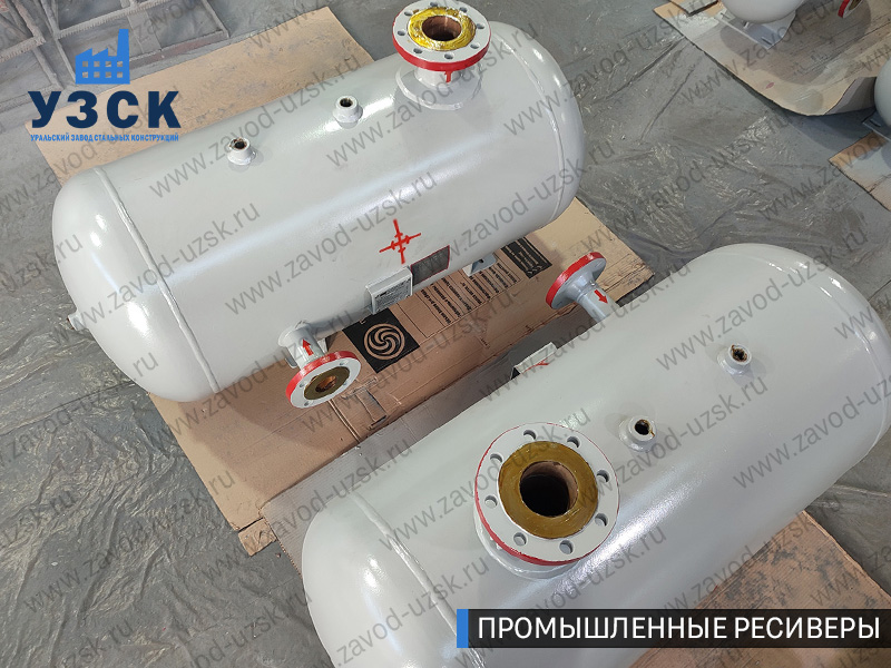фотография промышленных ресиверовдля газа Орск